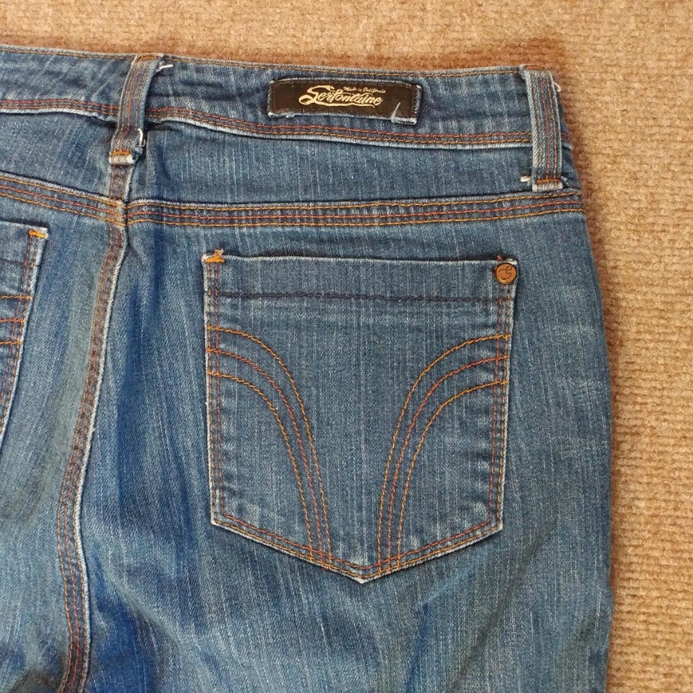 Serfontaine blue jeans sz 30 boot cut California